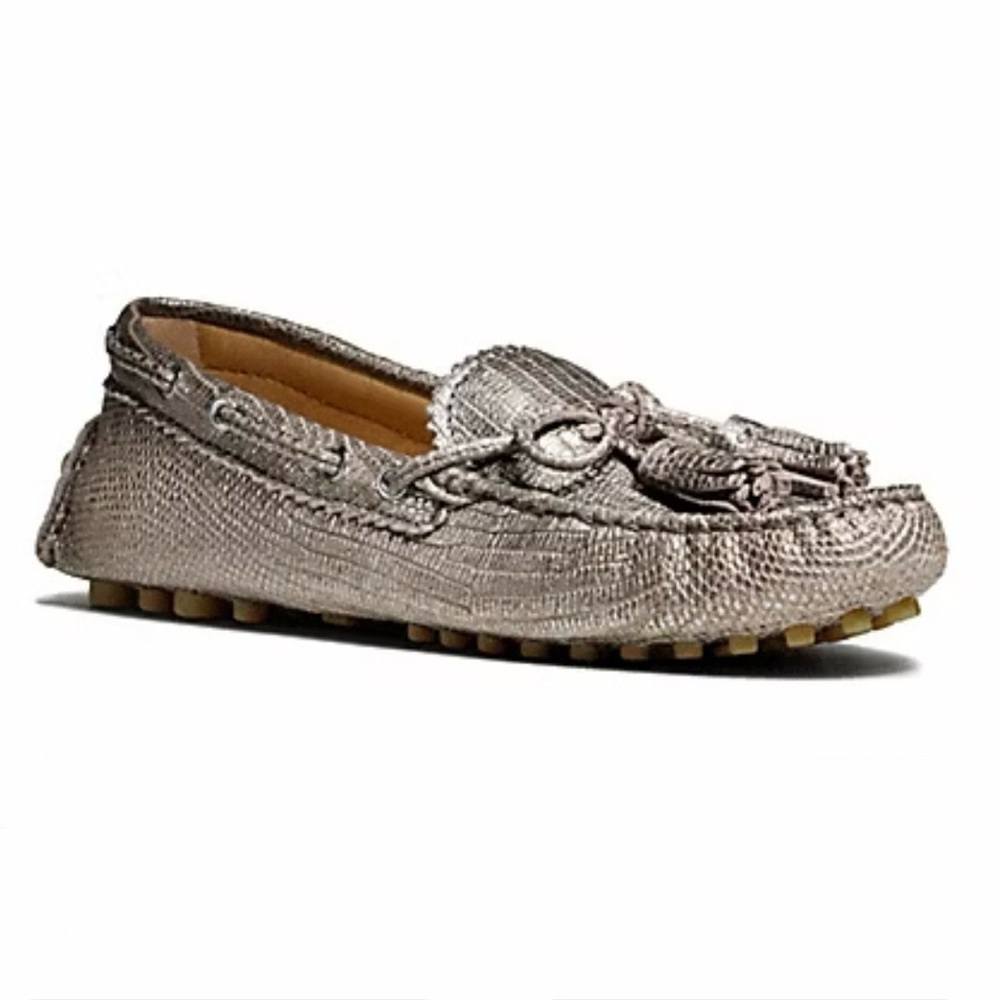Like New Coach Nadia Leather Moccasins